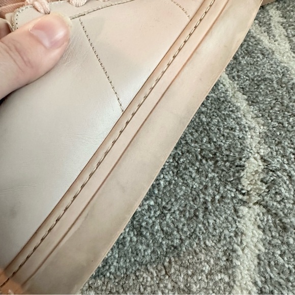 Greats Blush Pink Leather Low Top Sneakers - Picture 7 of 9